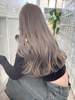 サンクマーケット 渋谷(cinq MARKET) 透明感ブリーチカラーミルクティーグレージュダブルカラー韓国