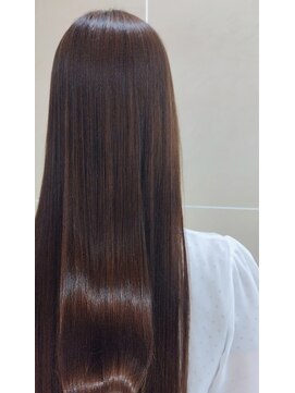 ロング／酸性ストレート／髪質改善トリートメント