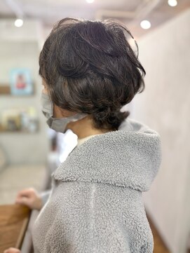 【Lateliercontent MIHO】40代50代60レイヤーショート