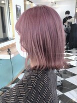 マジコ 原宿(Magico)&nbsp;ピンクベージュ/ダブルカラー/シンプルストレート/髪質改善/原宿