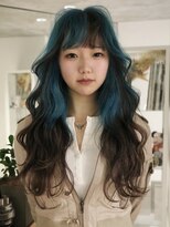 クペウヘイヴン(cope'u HAVEN)&nbsp;原宿/ウルフカット レイヤー デザインカラー ルーツカラー   