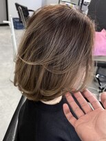 ヘアーラボ 樟葉(Hair Labo) 南楠葉/柔らかベージュレイヤーボブ