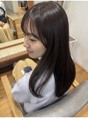 ダークアッシュ/セミロングレイヤー/髪質改善/20代30代40代