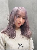ホワイトラベンダー・シルバーカラー・ハイトーンカラー