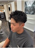 【福山市/chartreuse】ピンパーマ