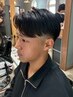 【MEN'S専門店】カット+白髪染めカラー+シェービングコース ¥9250