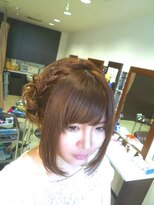 ヘアセットサロンエッジ(Edge)&nbsp;編込みサイドアップ