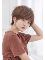 ミチオ ノザワ ヘアサロン ギンザ(Michio Nozawa HAIR SALON Ginza)&nbsp;似合わせカット×小顔ショート オリーブアッシュ【瀧上丈司】