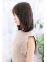 ミック ヘアアンドビューティー 大山店(miq Hair&Beauty) ナチュラル感◎黒髪艶カラークラシカルワンカールミディa