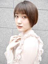 シュシュ(shushu)&nbsp;大人のくびれショートボブ【有海一生】/シースルー／髪質改善