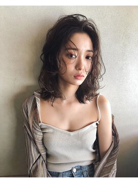 アリーズ シブヤ(ALLYS shibuya) ショコラベージュ 鎖骨ミディアム ボブレイヤー