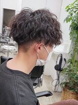 フィフス 原宿(fifth) 刈り上げマッシュツイストスパイラルパーマツーブロック束感ヘア