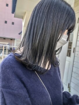 カノエ 宇部厚南店(canoe) canoe式_髪質改善カラー[艶髪シアーグレー]