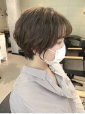 くせ毛風ゆるパーマ大人ショート　千歳烏山　BROOK