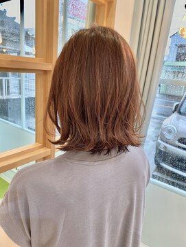 アミトヘアアンドサロン(amito hair&salon) 韓国ボブ/オレンジベージュ