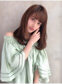 【川角綾花】20代30代40代◎小顔レイヤースタイル