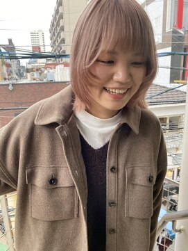 フィン(fin,) Ayato/セクションカラー/グラデーションカラー/ペールベージュ