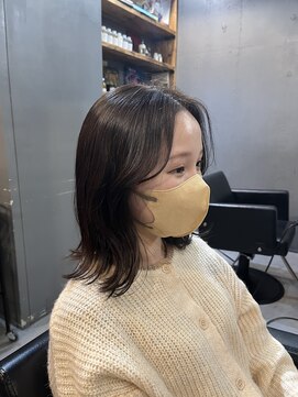 パム 恵比寿(PAM.) ラベンダーブラウン × くびれヘア