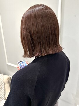 ネオリーブギンザ 銀座店(Neolive GINZA) 切りっぱなしボブ×チョコレートカラー【銀座】