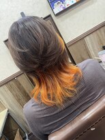 ディー エメ(D-aimer-)&nbsp;オレンジデザインのウルフヘア