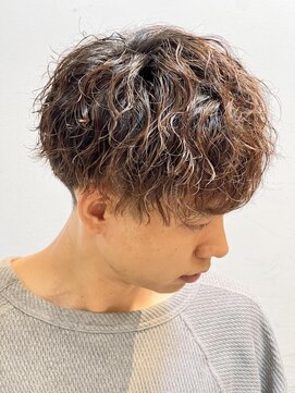 クオンヒール 堺筋本町店(QUON HEAL) ツーブロパーマ/メンズショート/無造作パーマ/スパイラルパーマ
