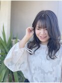ロングシャイニー　韓国ヘアー　20代30代40代　外国人風