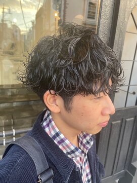 カムジーヘッドカミノウラ(COMEGHEAD KAMINOURA) 無造作メンズマッシュパーマニュアンスパーマスパイラルパーマ