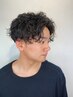 【メンズ限定】カット+パーマ＋炭酸ヘッドスパ