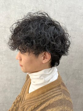 テトテ 三宮店(Tetote) 【tetote三宮/五熊】波巻きスパイラル　マッシュツイストパーマ