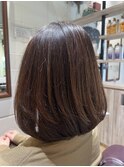 菱形ミディアムボブ
