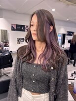 キング(K!ng)&nbsp;縮毛矯正髪質改善ハイライトレイヤーカット楠葉美容室エクステ