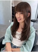 【似合わせカット】姫カットレイヤー/顔周りカット/前髪カット