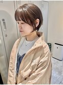 【katachi 高橋】 春ショート×オリーブベージュ