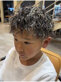 波巻きスパイラルパーマメンズマッシュパーマツイストパーマ