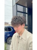 シャドウパーマ　マッシュ