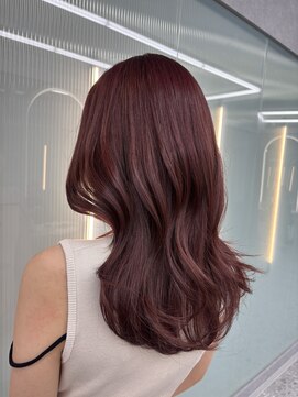 ボタン ハカタ(VOTAN hakata) 市野瀬裕奈/博多韓国ヘア/ワインレッドカラー/チェリーレッド