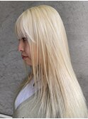 ブリーチ1回で作るホワイトブロンド