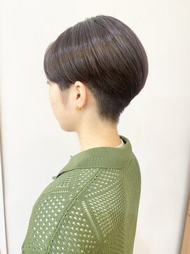 モリオ フロム ロンドン 成増店 【morio成増/一戸】大人かわいい刈り上げショートグレージュ