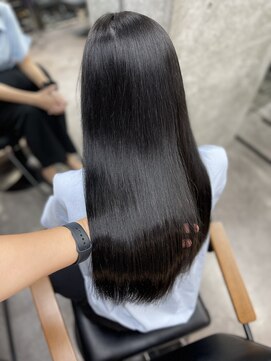 ルート 南堀江(route) ブルーブラック/艶髪/イメチェン/前髪カット/堀江