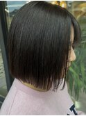 髪質改善ストレート×ボブカット