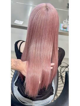 ラック 表参道(LUCK) ピンクカラー/ケアブリーチ/ブリーチ/表参道/原宿