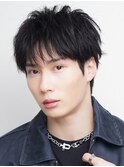 眉毛カット 20代 30代 束感 スパイキーショート メンズショート
