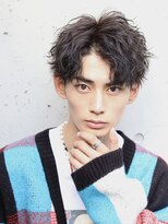 ルーシー 川越(LUCEY)&nbsp;ツイストスパイラルパーマ波巻きパーマシャドウパーマメンズ