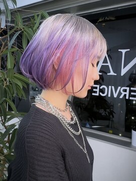 イエナ 渋谷(IENA) ルーツカラーエンドカラー裾カラークラゲヘアー