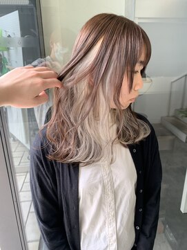 アクアオモテサンドウ(ACQUA omotesando) ◎インナーカラーミルクティーカラーホワイトベージュグレージュ