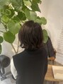 イニ 福井店(ini) トップにボリュームが出るような上品パーマ