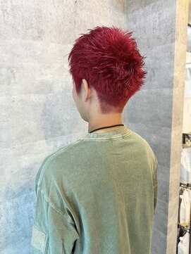 ブレイブ ヘアデザイン(BRaeVE hair design) レッドスパイキー