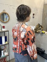 グリーン ユウヒガオカ green Yuhigaoka&nbsp;ウルフカット　パーマ　ハイライト