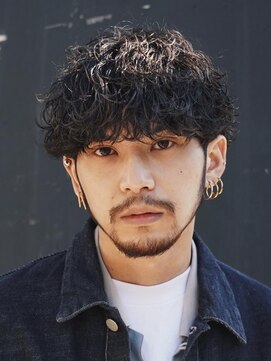 フィフスパーク(fifth PARK) 渋谷波巻きパーマ束感ツイストスパイラル無造作メンズパーマ色気