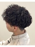 清潔感メンズ◎ツイスパ×波巻きパーマで爽やかイメチェン